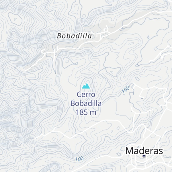 Map of Cerro Bobadilla