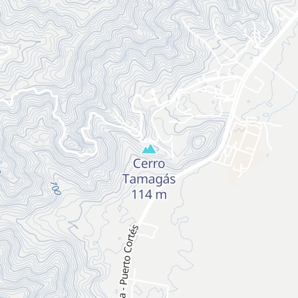 Map of Cerro Tamagás