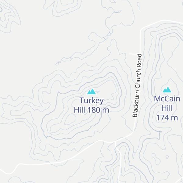 Map of Turkey Hill