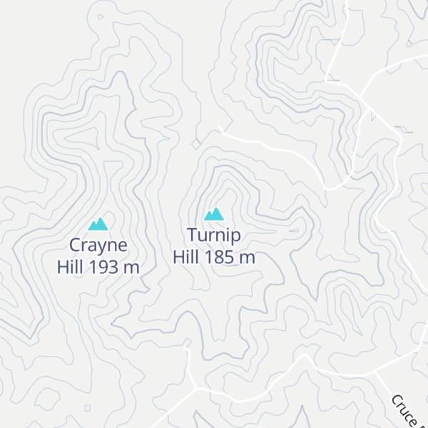 Map of Turnip Hill