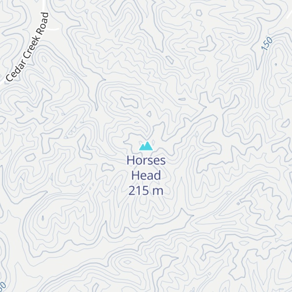 Map of Horses Head