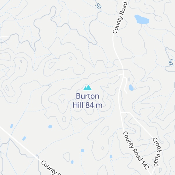 Map of Burton Hill