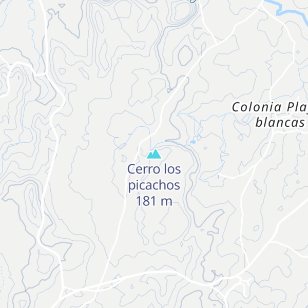 Map of Cerro los picachos
