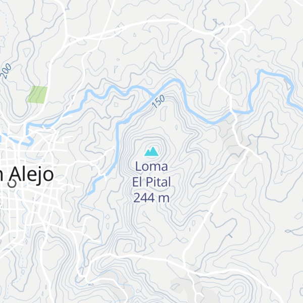 Map of Loma El Pital