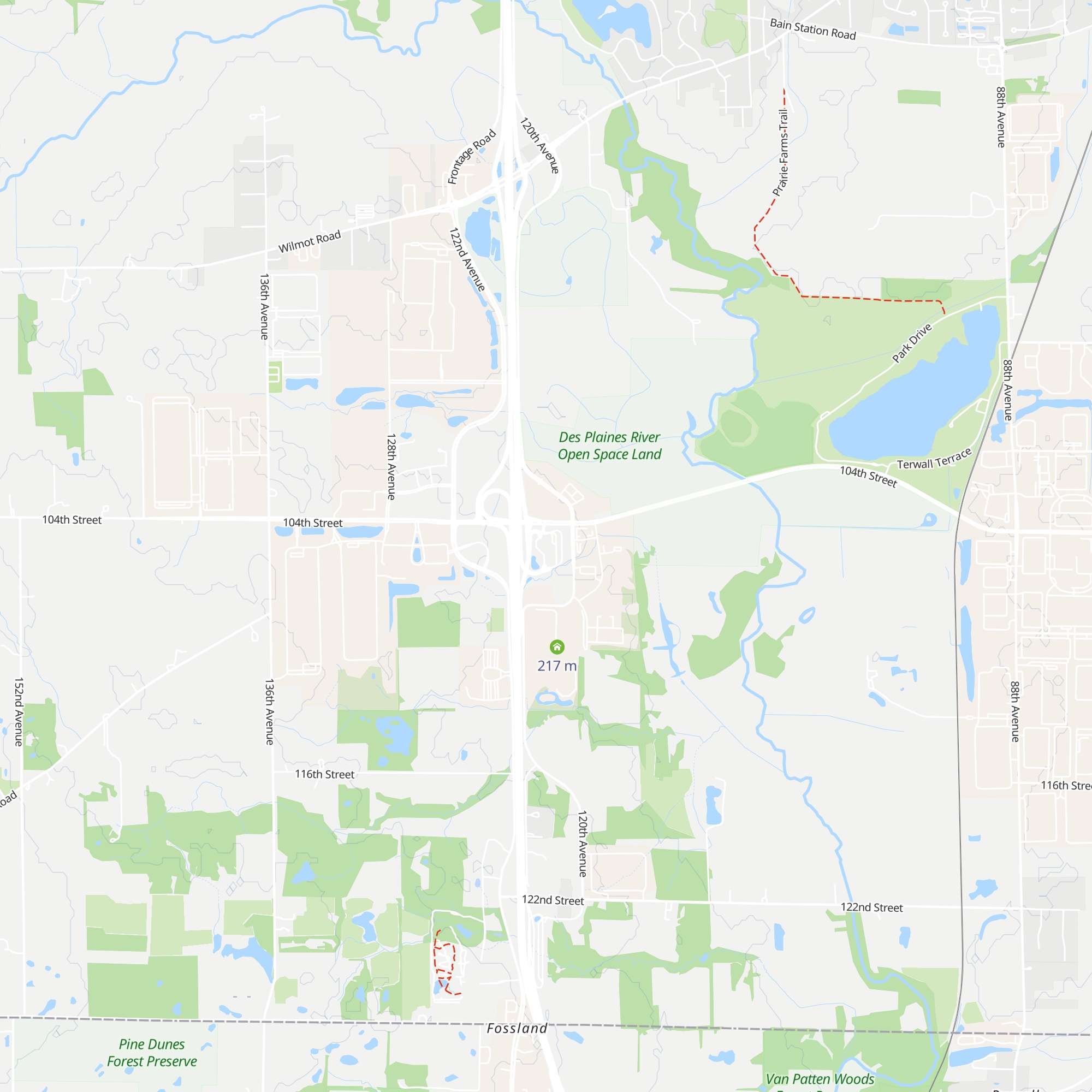 Kenosha Area Visitor Information Center map