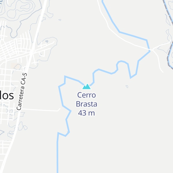 Map of Cerro Brasta