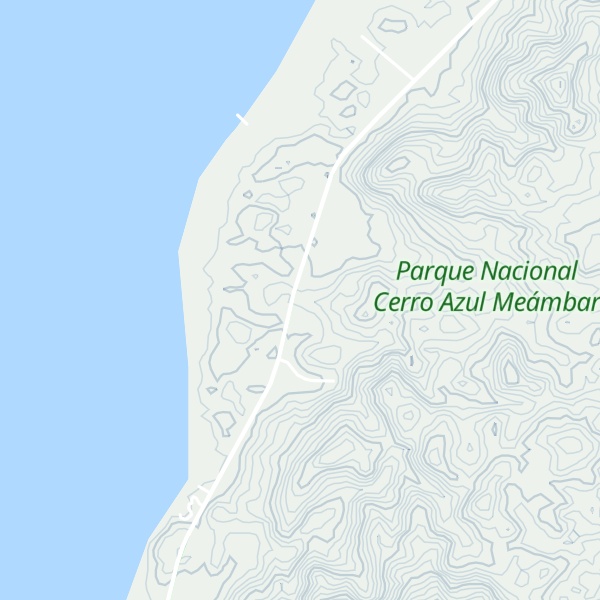 Map of Cerro El Volcán