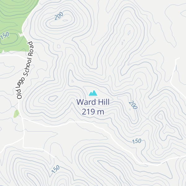 Map of Ward Hill