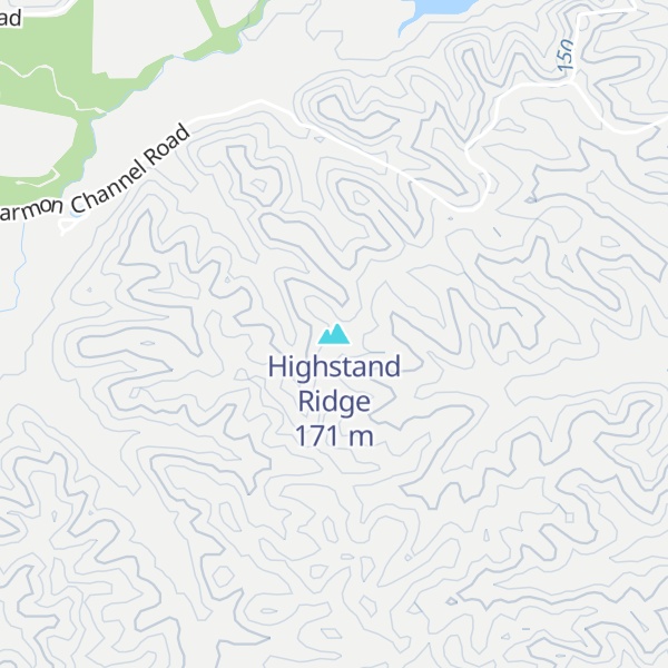 Map of Highstand Ridge