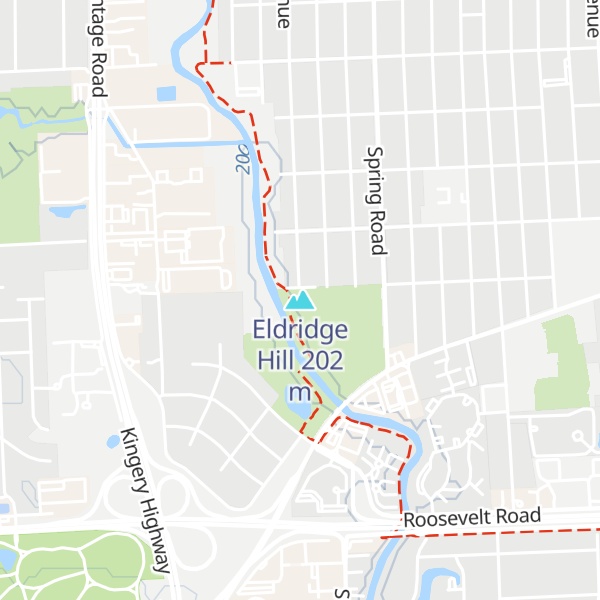 Map of Eldridge Hill