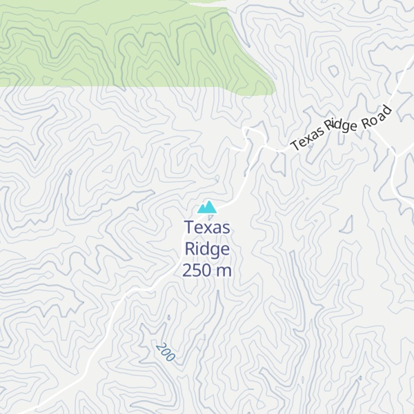 Map of Texas Ridge