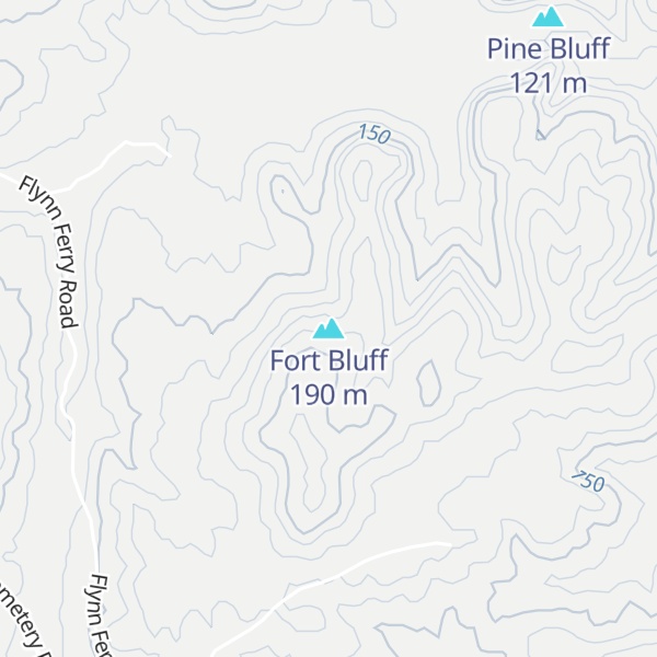 Map of Fort Bluff