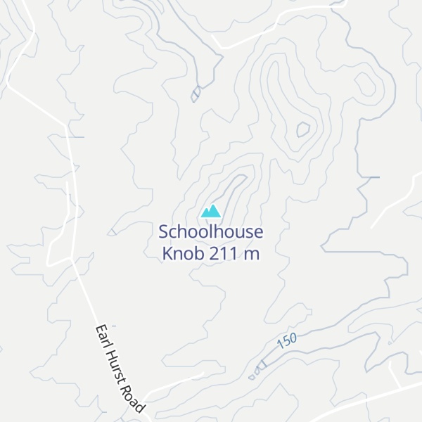 Map of Schoolhouse Knob