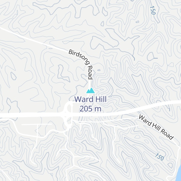 Map of Ward Hill