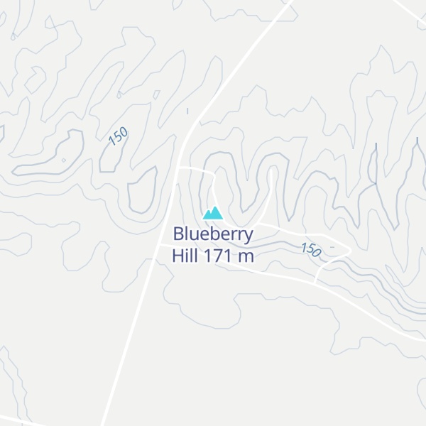 Map of Blueberry Hill