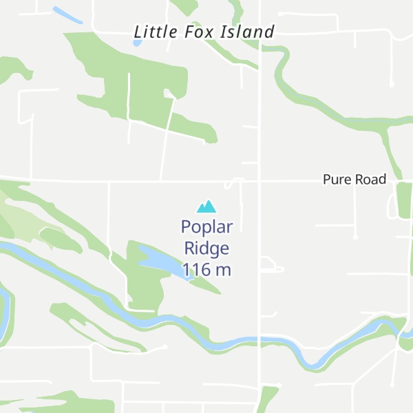 Map of Poplar Ridge