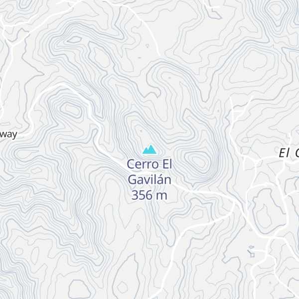 Map of Cerro El Gavilán