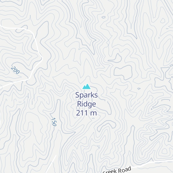 Map of Sparks Ridge