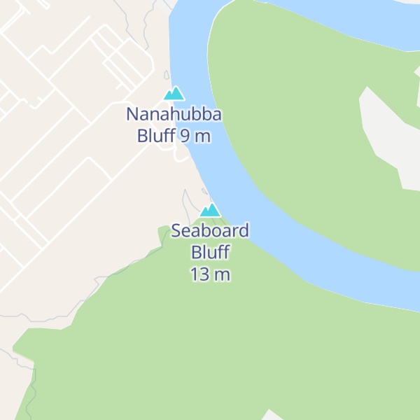 Map of Seaboard Bluff