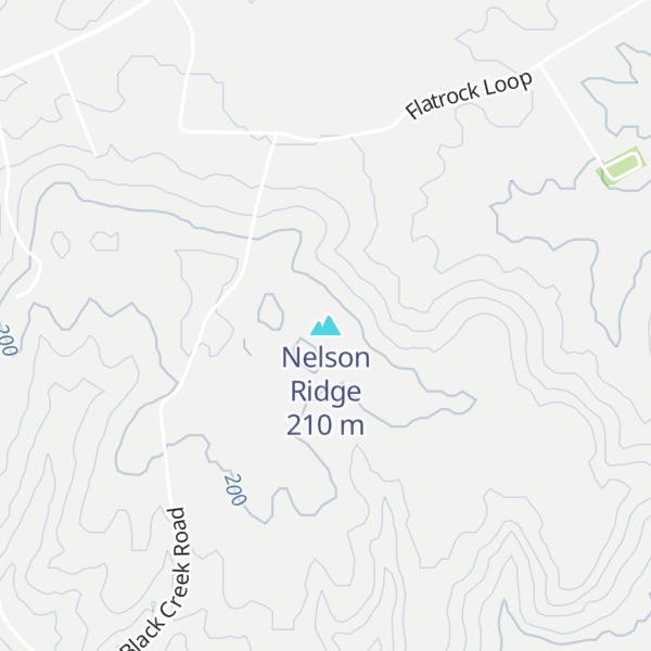 Map of Nelson Ridge