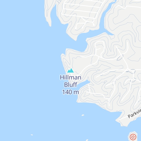 Map of Hillman Bluff