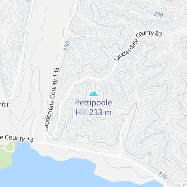 Map of Pettipoole Hill