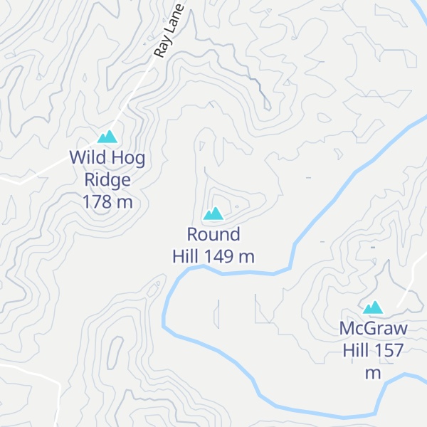 Map of Round Hill