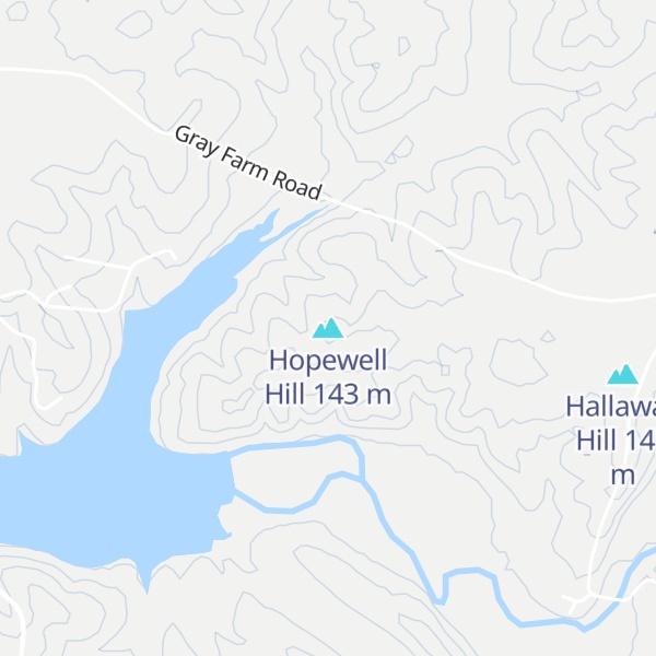 Map of Hopewell Hill