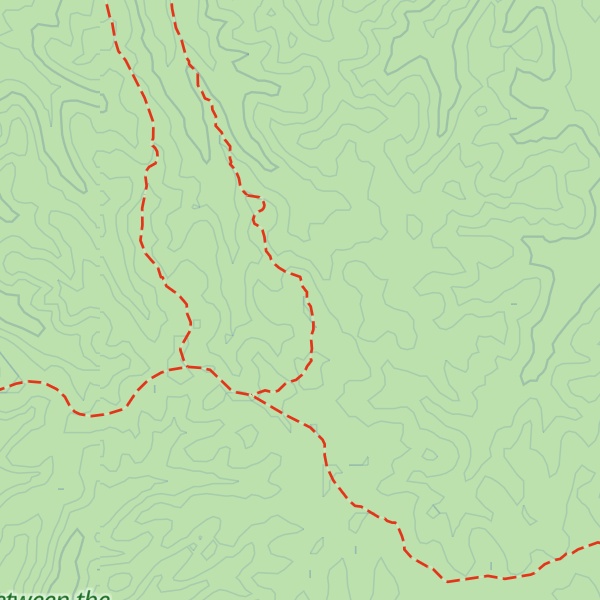 Map of Devils Backbone