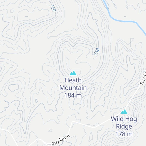 Map of Heath Mountain
