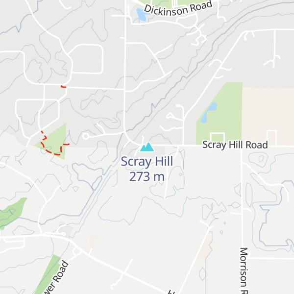 Map of Scray Hill