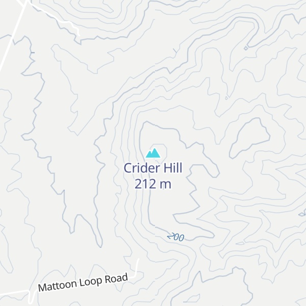 Map of Crider Hill