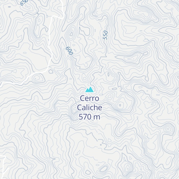 Map of Cerro Caliche