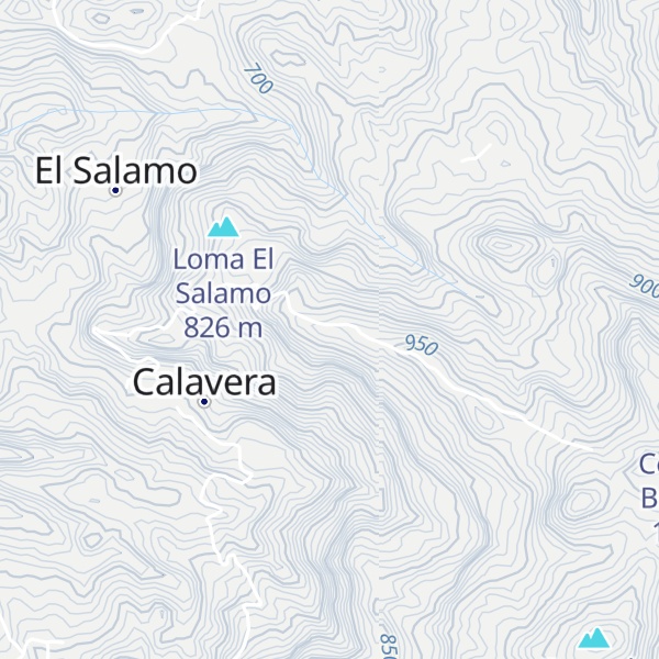 Map of Cerro Las Nubes