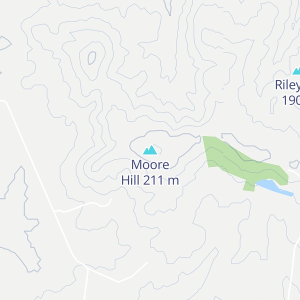 Map of Moore Hill