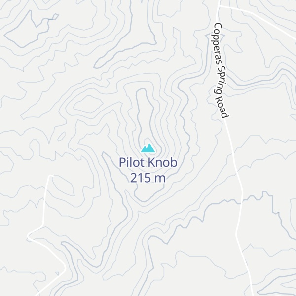 Map of Pilot Knob
