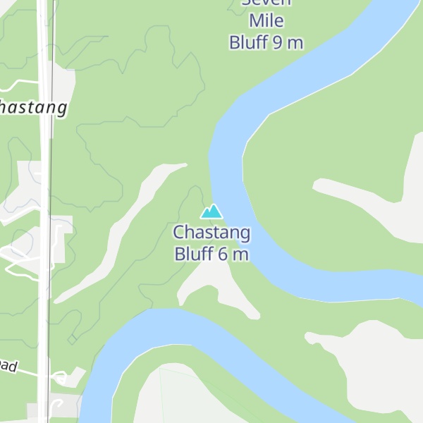 Map of Chastang Bluff