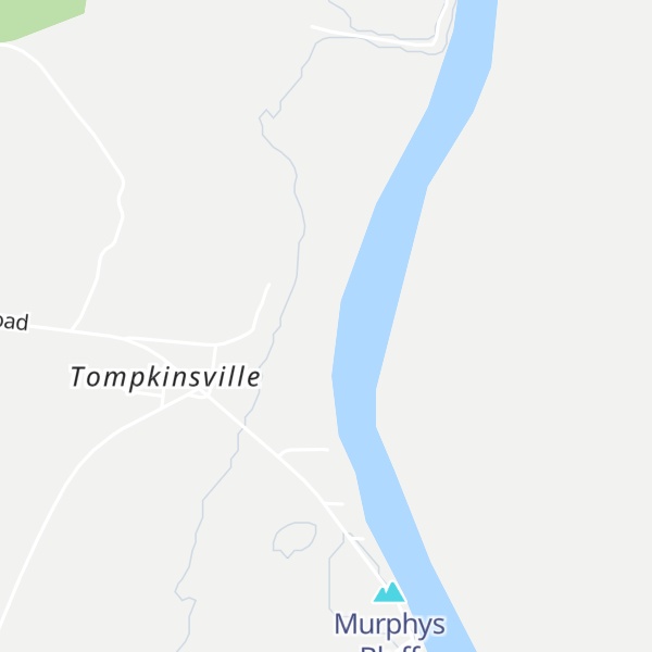 Map of Tompkins Bluff