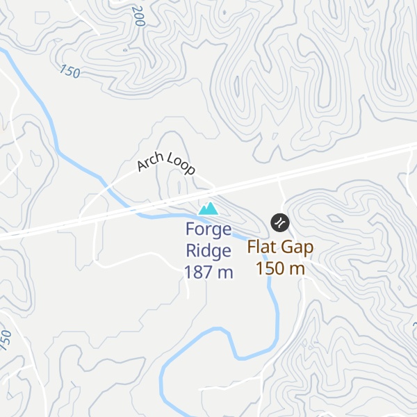 Map of Forge Ridge
