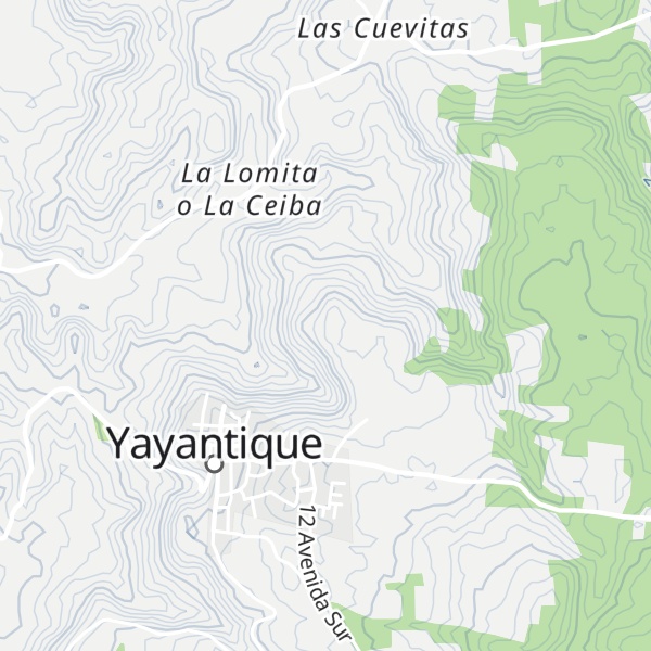Map of Cerro Potrerillos
