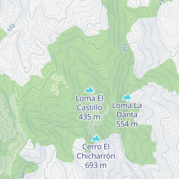 Map of Loma El Castillo