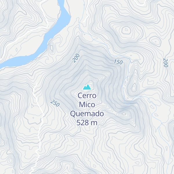Map of Cerro Mico Quemado