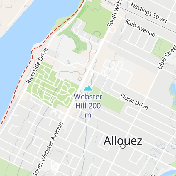 Map of Webster Hill