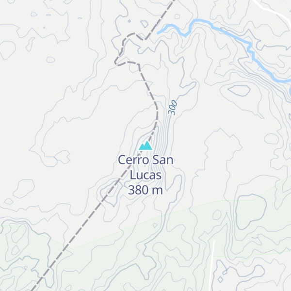 Map of Cerro San Lucas
