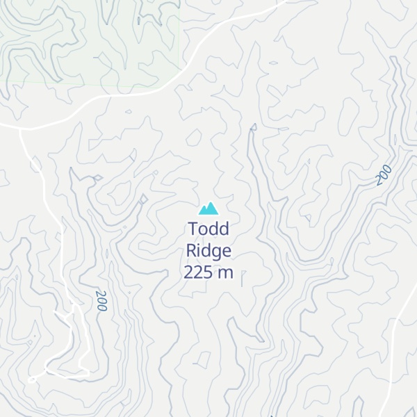 Map of Todd Ridge