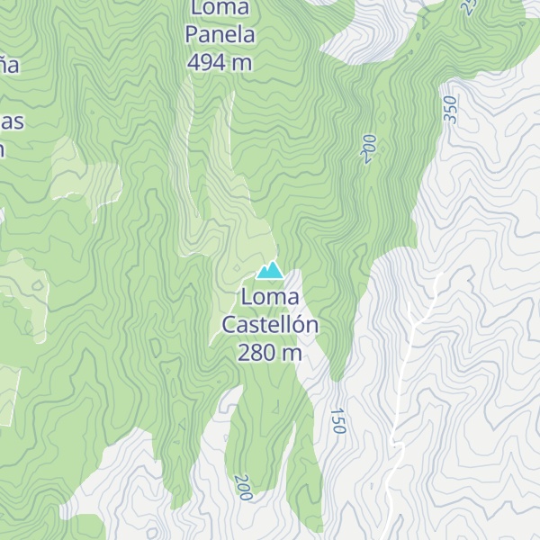 Map of Loma Castellón