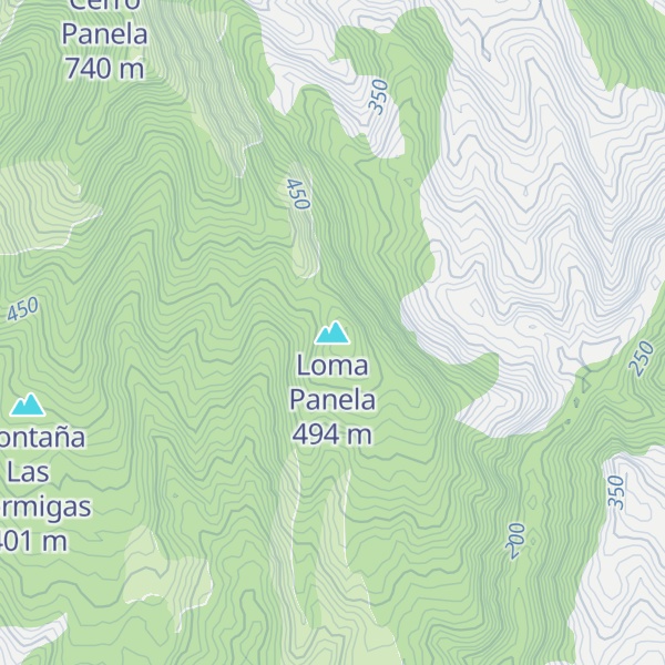 Map of Loma Panela