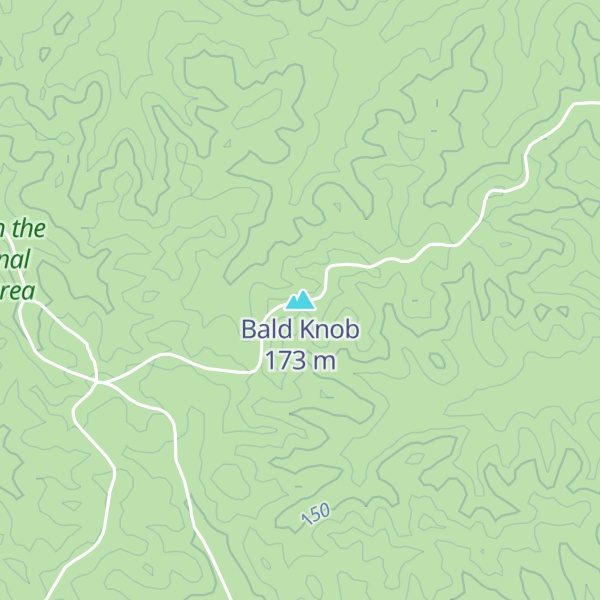Map of Bald Knob