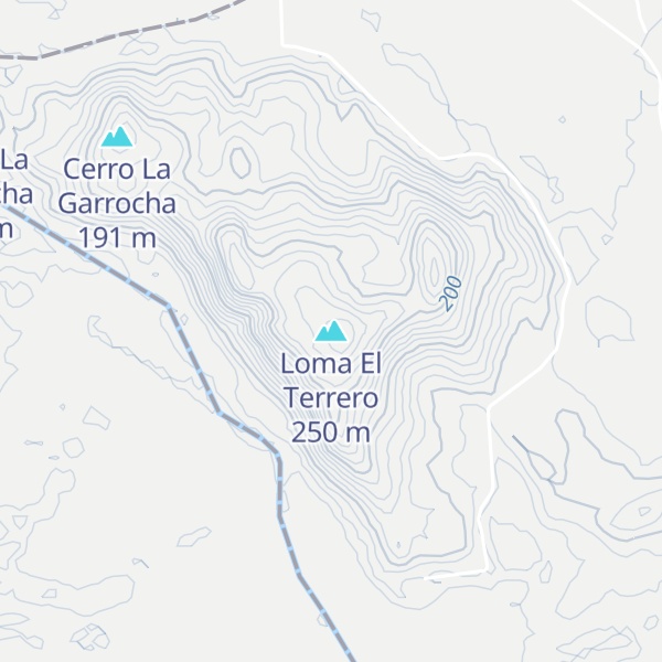 Map of Loma El Terrero