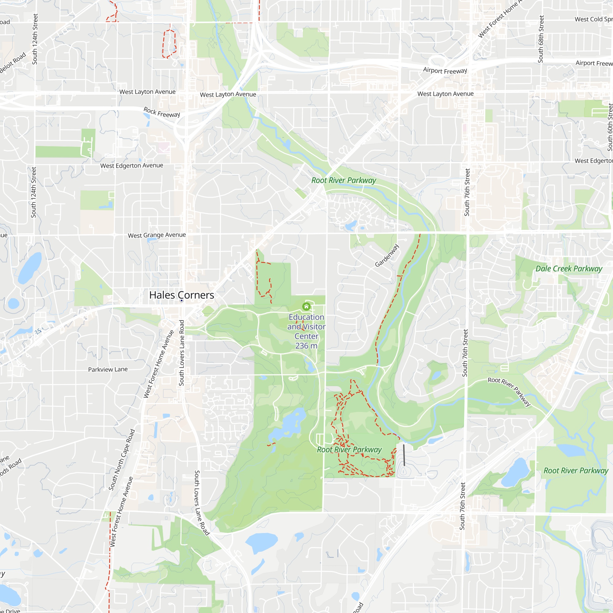 Education and Visitor Center map